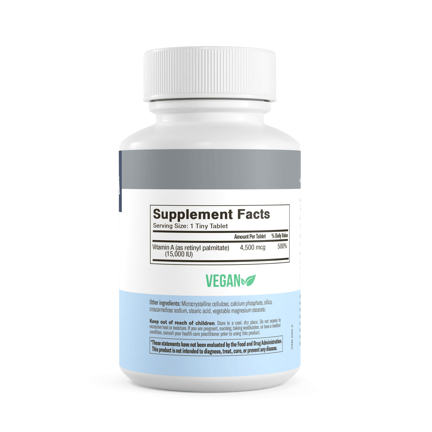 Vitamin A Palmitate 15000 IU - 250 Tiny Tablets