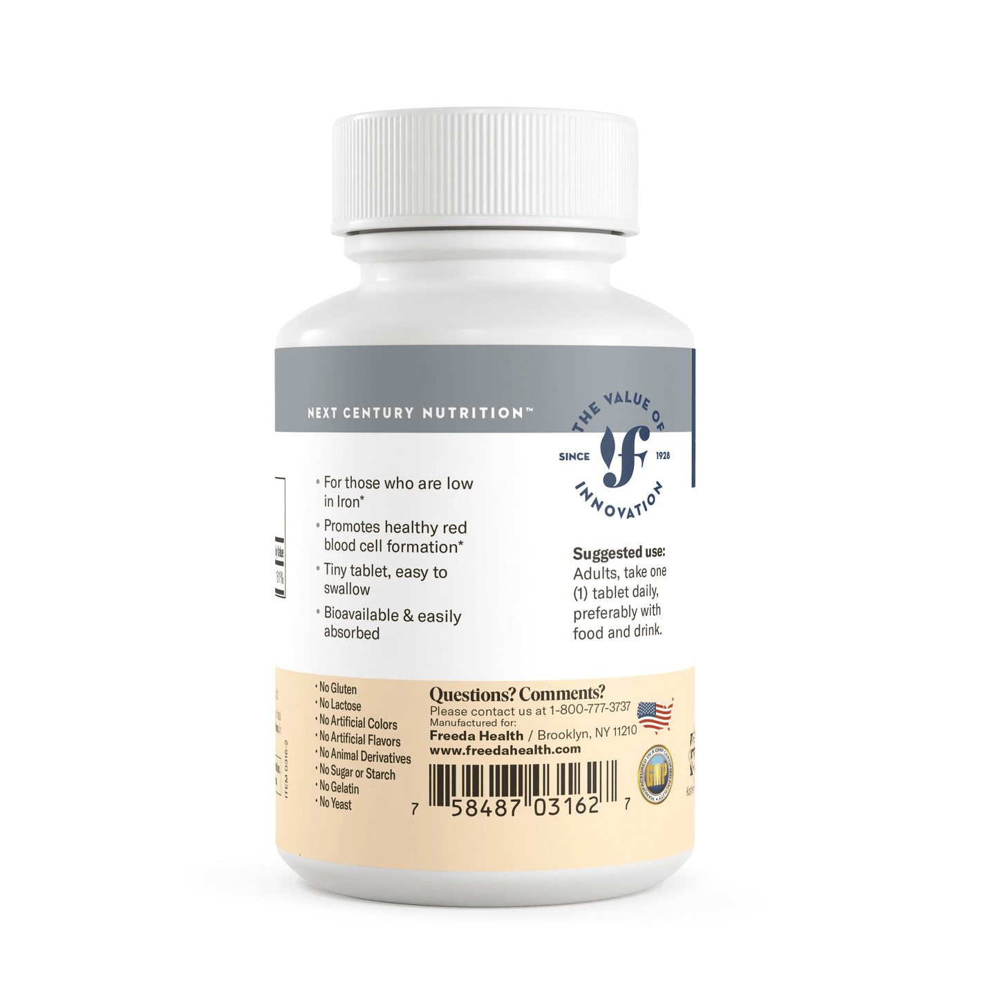Iron (Ferrous Fumarate) 29 mg, Gentle & Easily Absorbed Iron