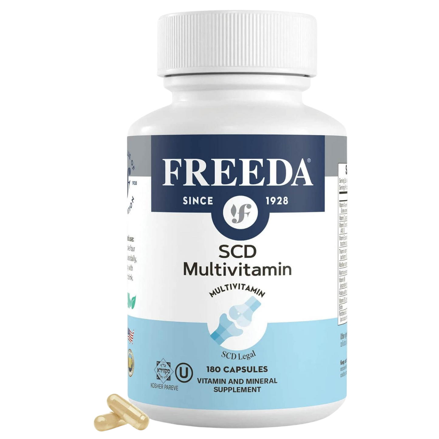 SCD Multivitamin - 180 Vegetable Capsules