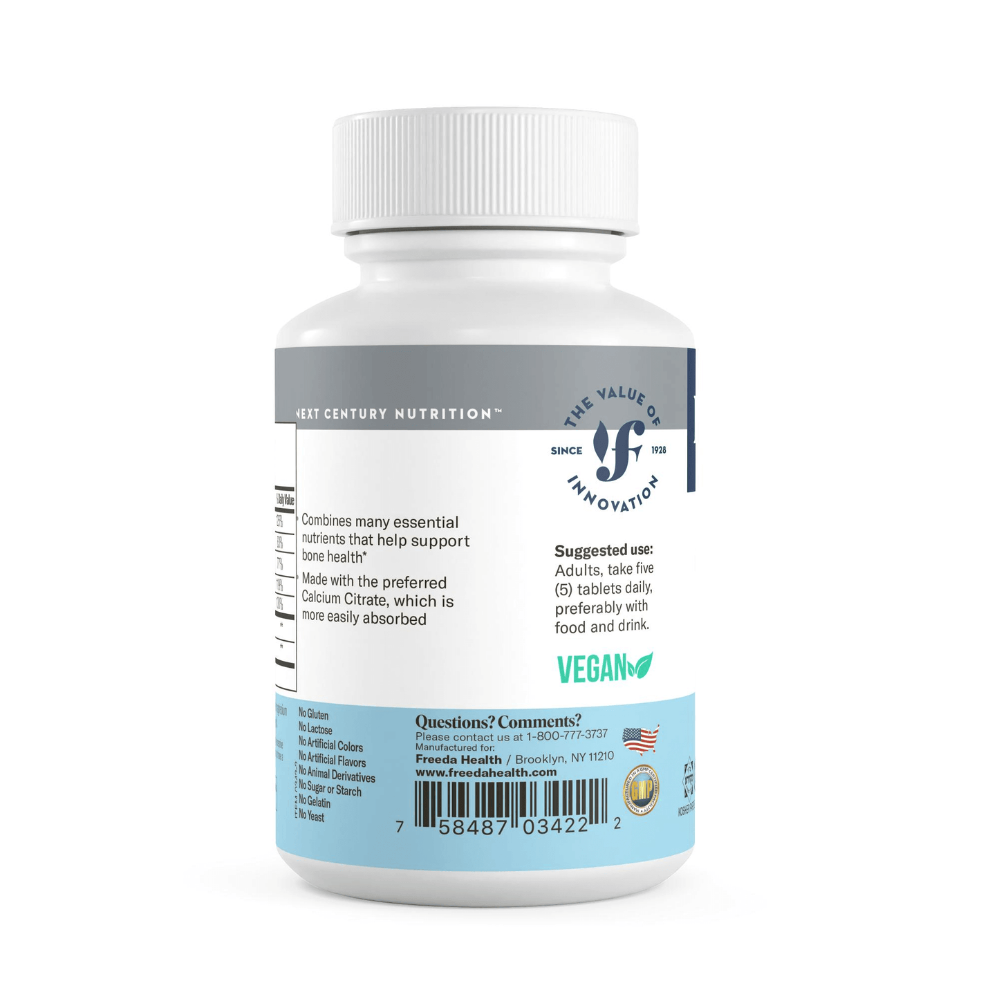 FREEDA Fem Cal Citrate - 250 Tablets