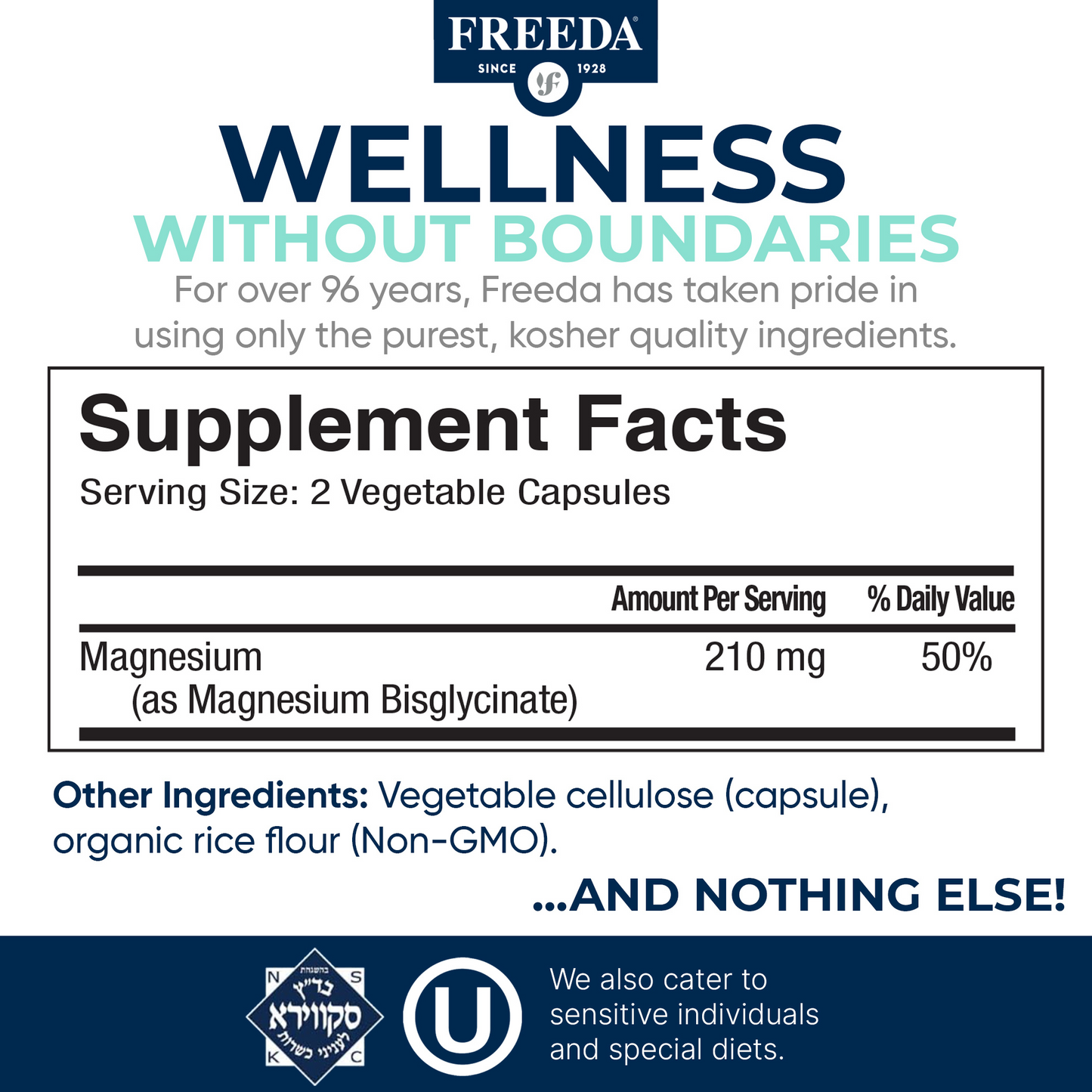 FREEDA Magnesium Glycinate