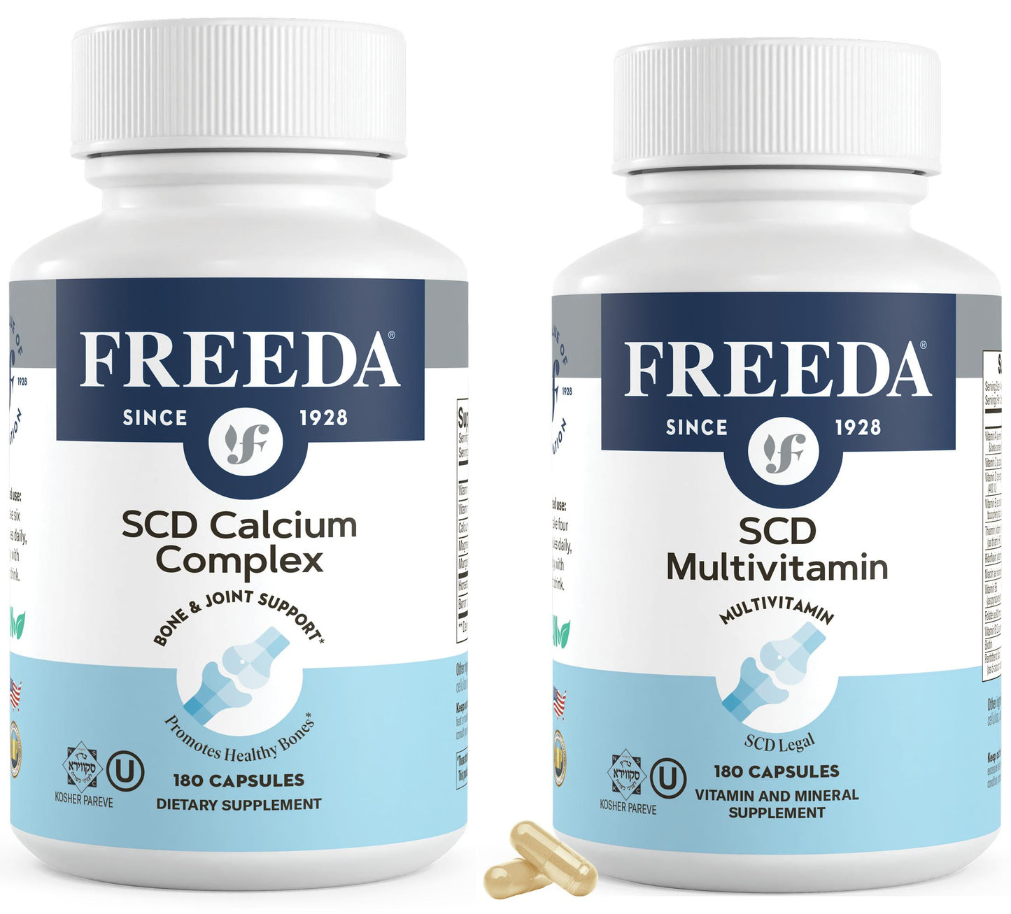 FREEDA SCD Bundle – SCD Multivitamin + SCD Calcium Complex