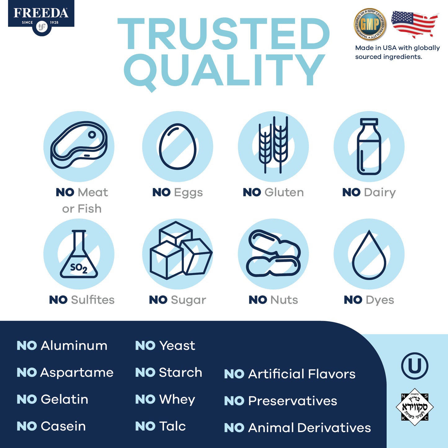 FREEDA Vitamin D3 10,000 IU & K2 200 mcg, 90 Tiny Tablets