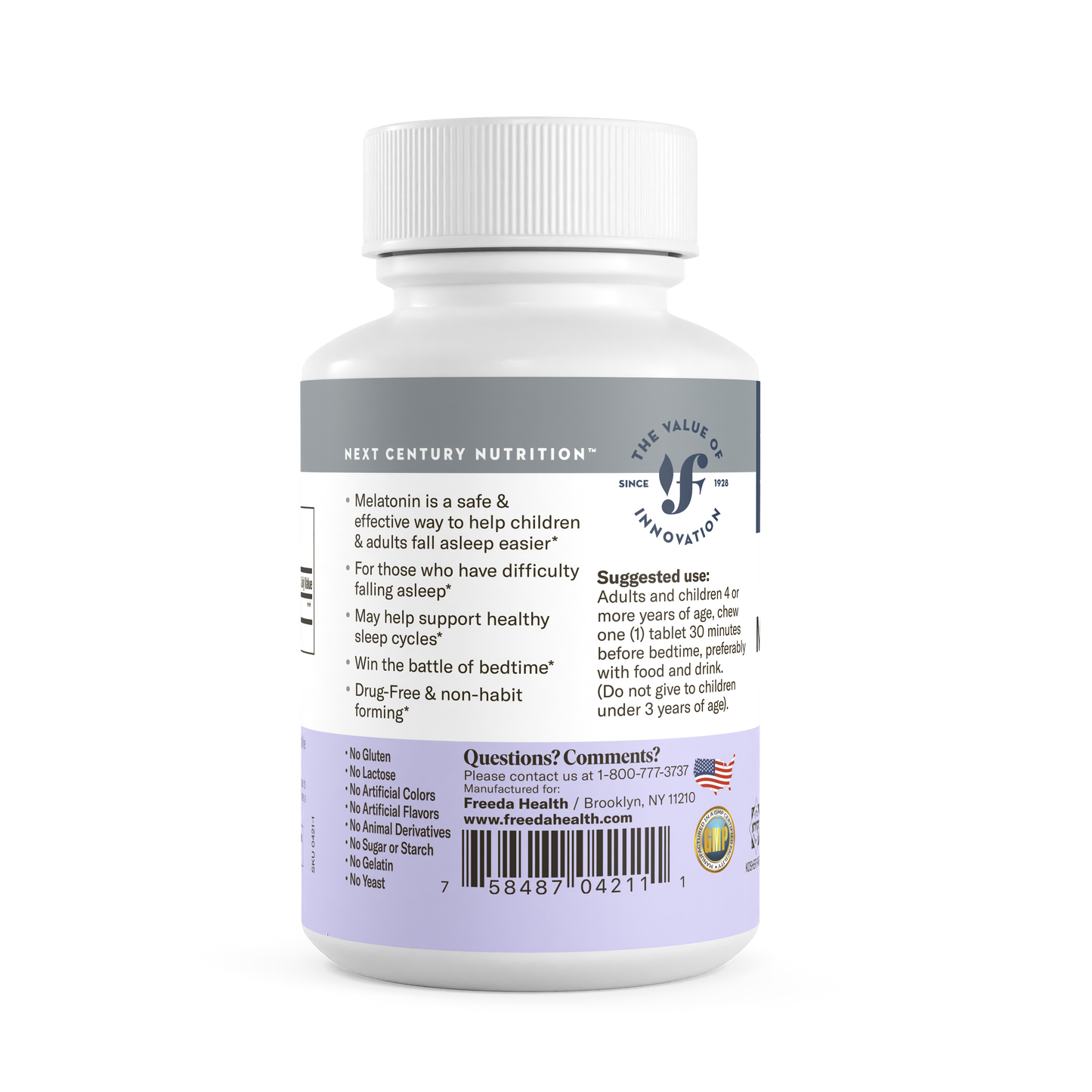 Melatonin Sugar-Free Chewable 1 mg