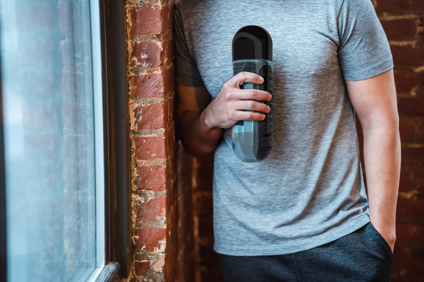Freeda Health2gO Water Bottle (3-in-1)
