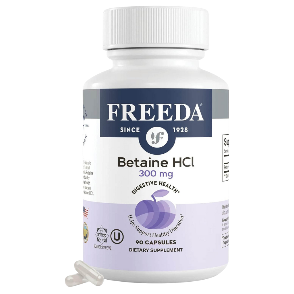 Betaine HCl 300 mg - 90 Capsules