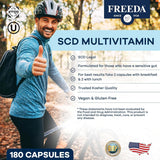 SCD Multivitamin - 180 Vegetable Capsules