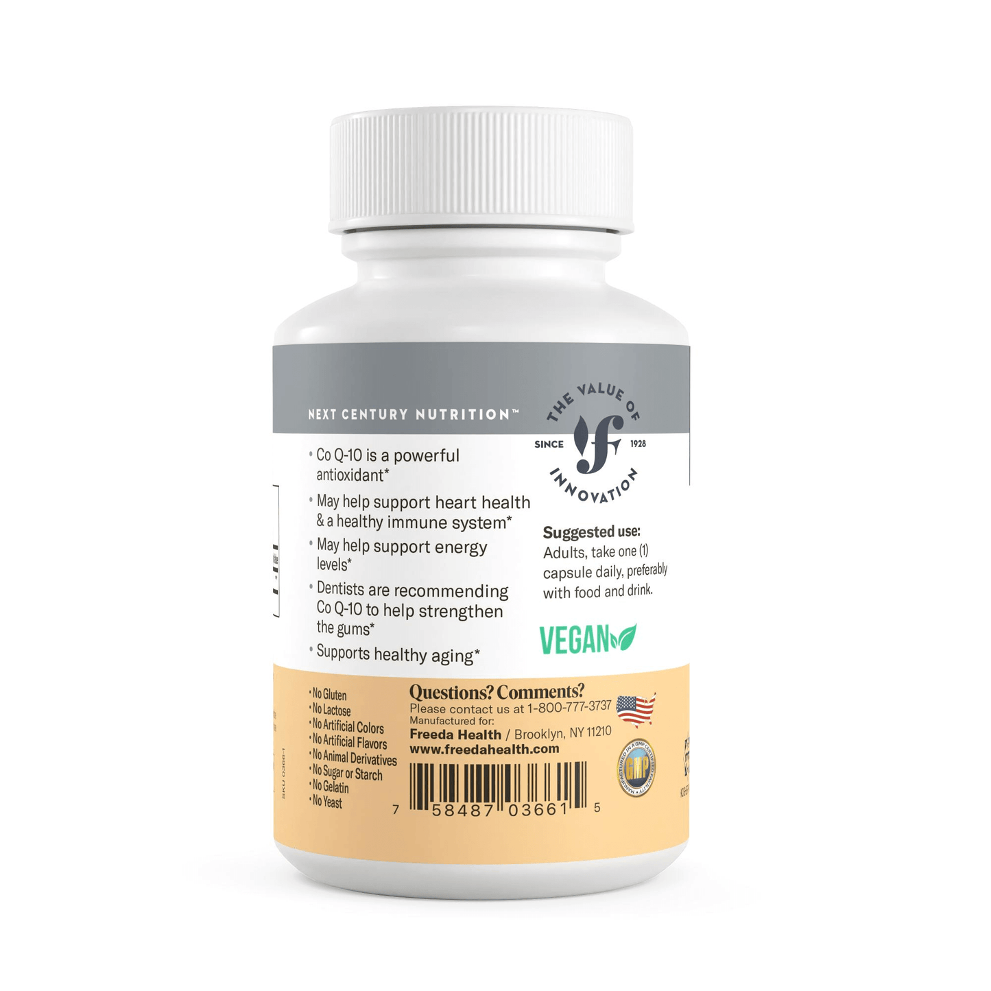 Coenzyme Q-10 (Co Q-10) 100 mg - 100 Capsules
