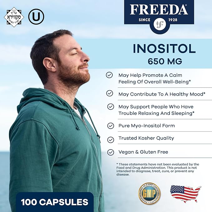 Inositol 650 mg - 100 Capsules