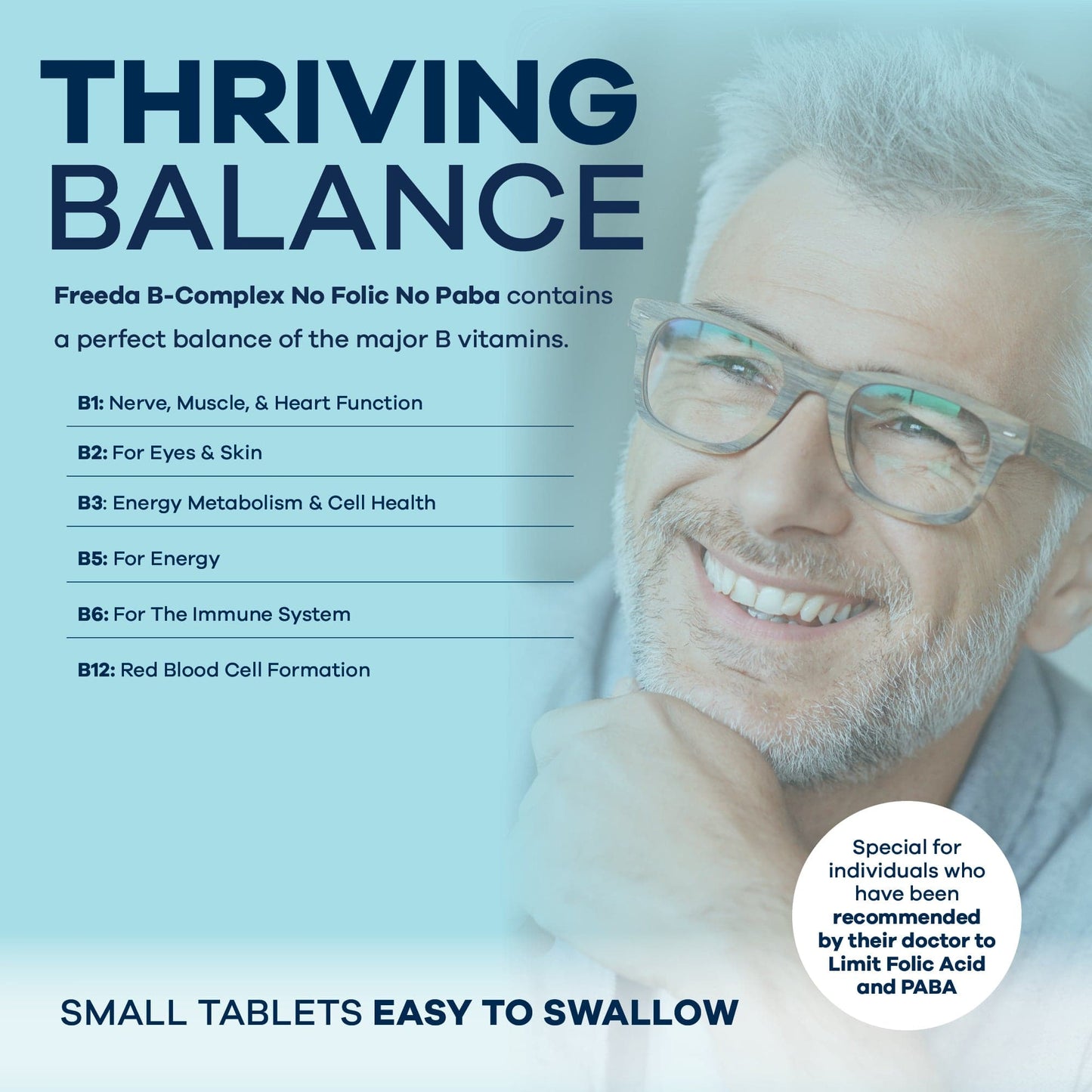 FREEDA  B-Complex No Folic-No Paba