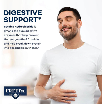 FREEDA  Betaine HCl 300 mg - 90 Capsules
