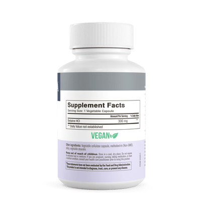 FREEDA  Betaine HCl 300 mg - 90 Capsules