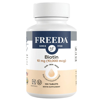 FREEDA  Biotin 10 mg 100 Tablets