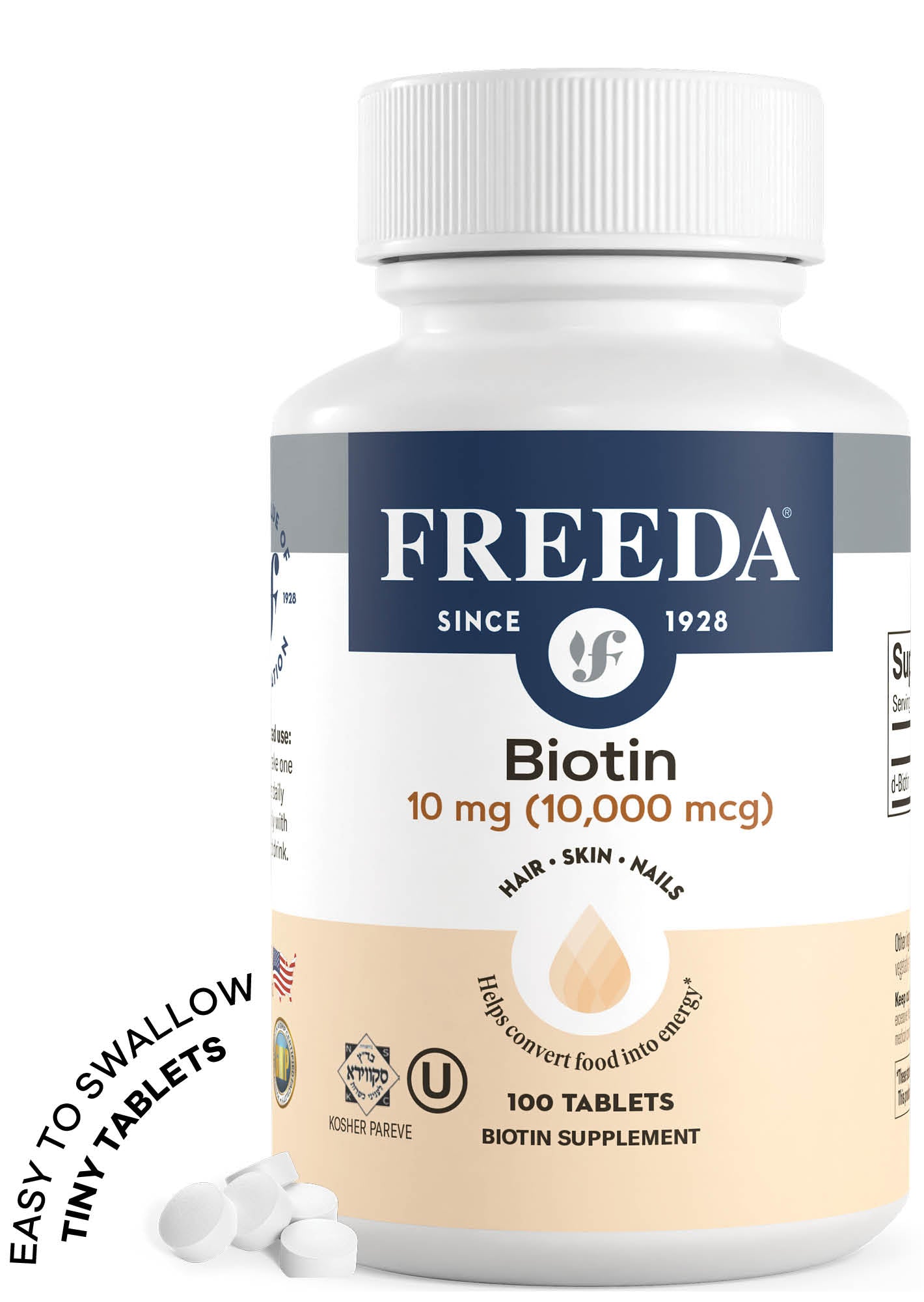 FREEDA  Biotin 10 mg 100 Tablets