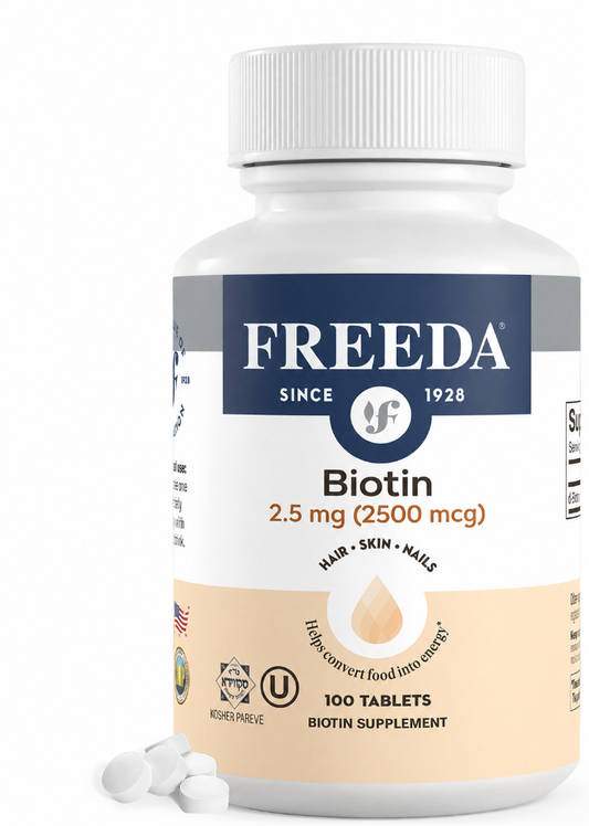 FREEDA  Biotin 2.5 mg (2500 mcg)