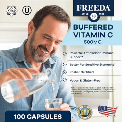 FREEDA  Buffered Vitamin C 500 mg
