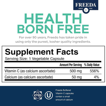 FREEDA  Buffered Vitamin C 500 mg