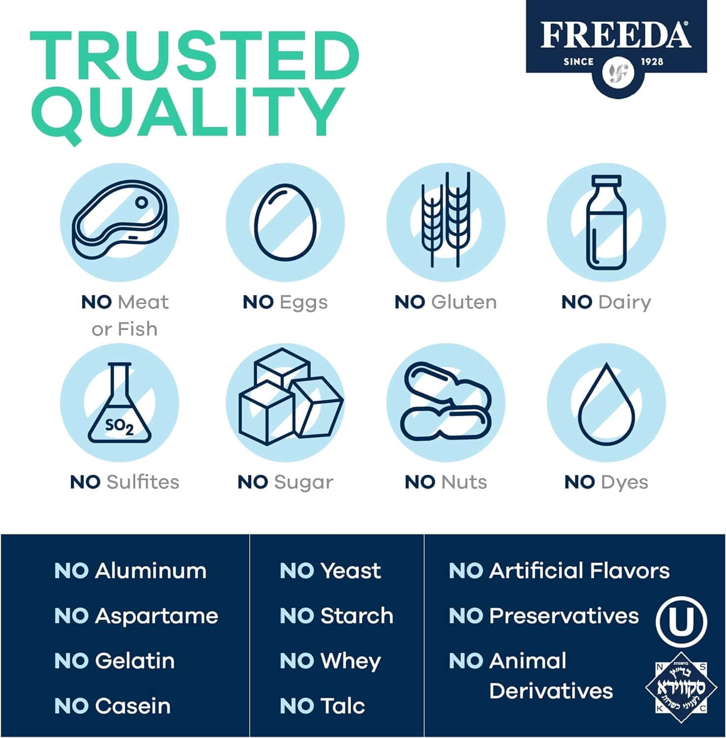 FREEDA  Buffered Vitamin C 500 mg