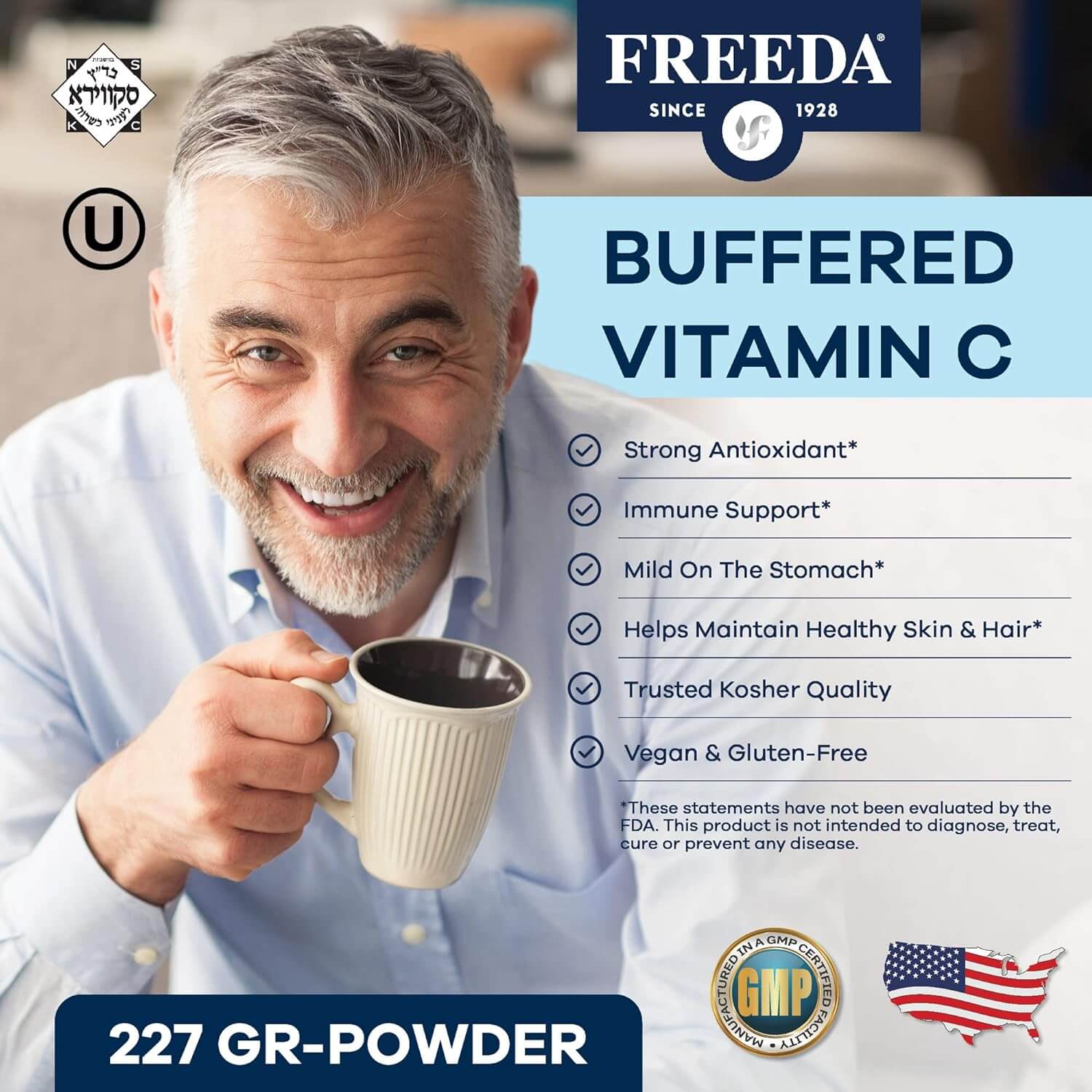 FREEDA  Buffered Vitamin C Powder