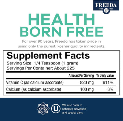 FREEDA  Buffered Vitamin C Powder