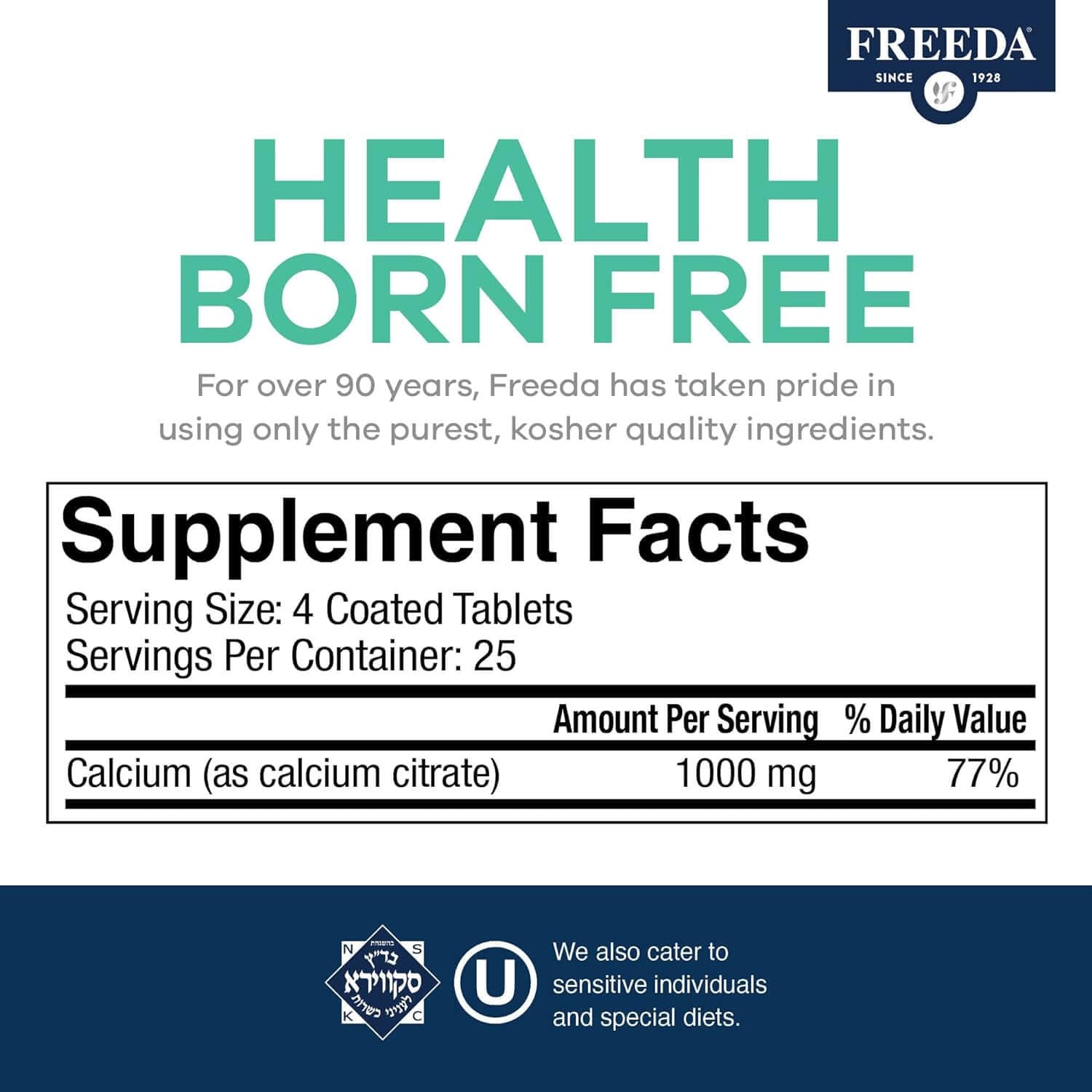 FREEDA  Calcium Citrate