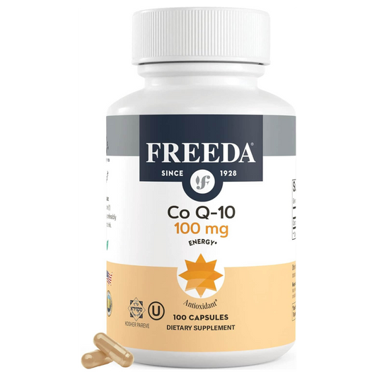 FREEDA  Coenzyme Q-10 (Co Q-10) 100 mg - 100 Capsules