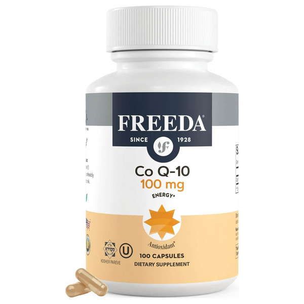 Coenzyme Q-10 (Co Q-10) 100 mg - 100 Capsules – Freeda Health