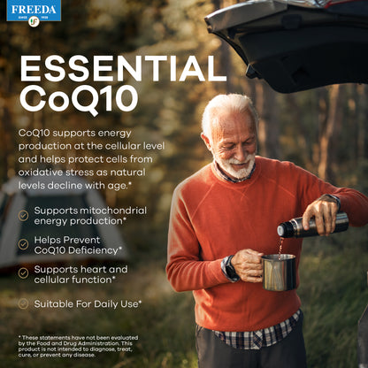 FREEDA  Coenzyme Q-10 (Co Q-10) 50 mg - 50 Tablets