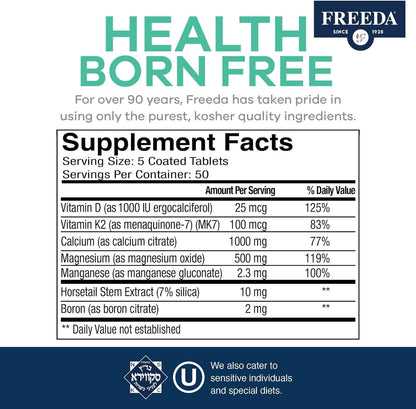 FREEDA  Fem Cal Citrate - 250 Tablets