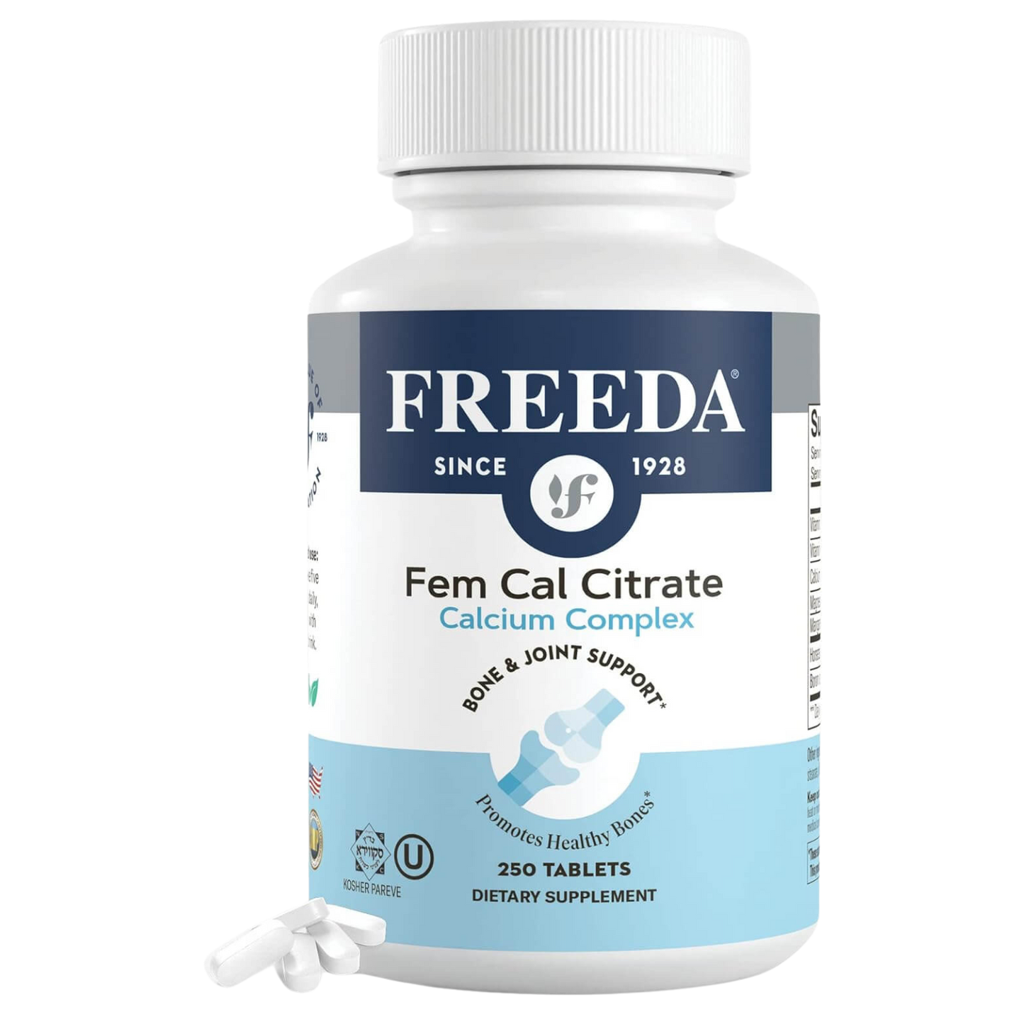 FREEDA  Fem Cal Citrate - 250 Tablets