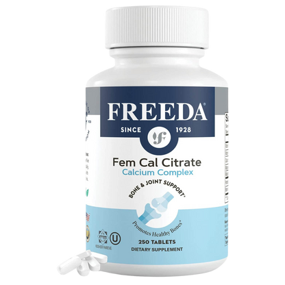FREEDA  Fem Cal Citrate - 250 Tablets