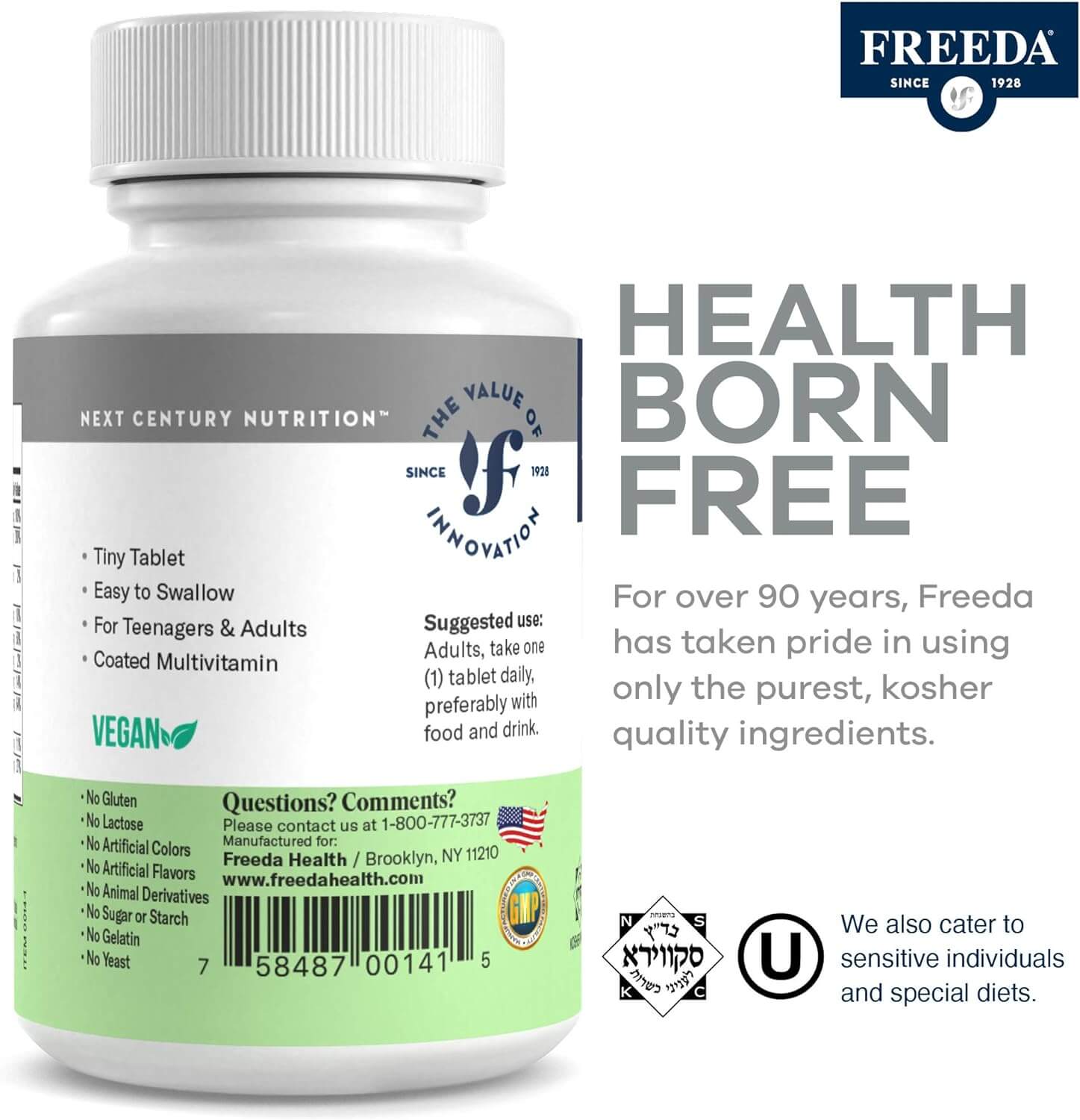FREEDA  Freedavite - Daily Multivitamin