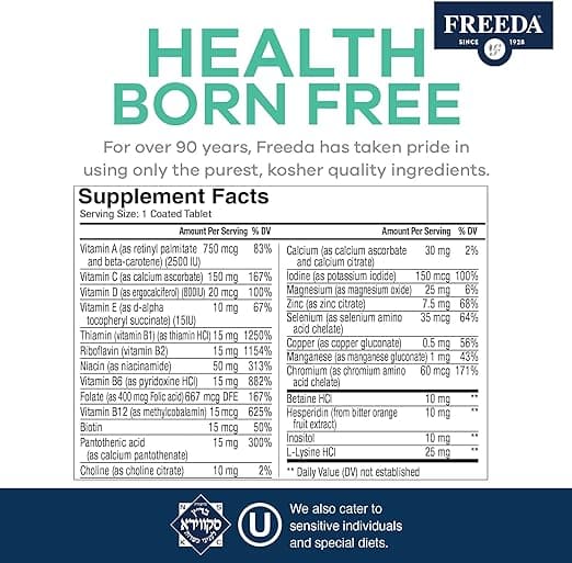 FREEDA  Geri-Freeda, Senior Boost Multivitamin