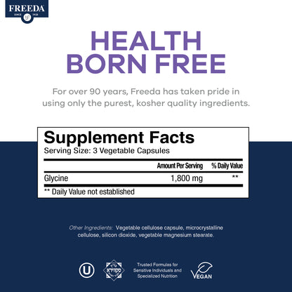 FREEDA  Glycine 100 capsules