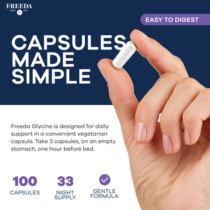 FREEDA  Glycine 100 capsules