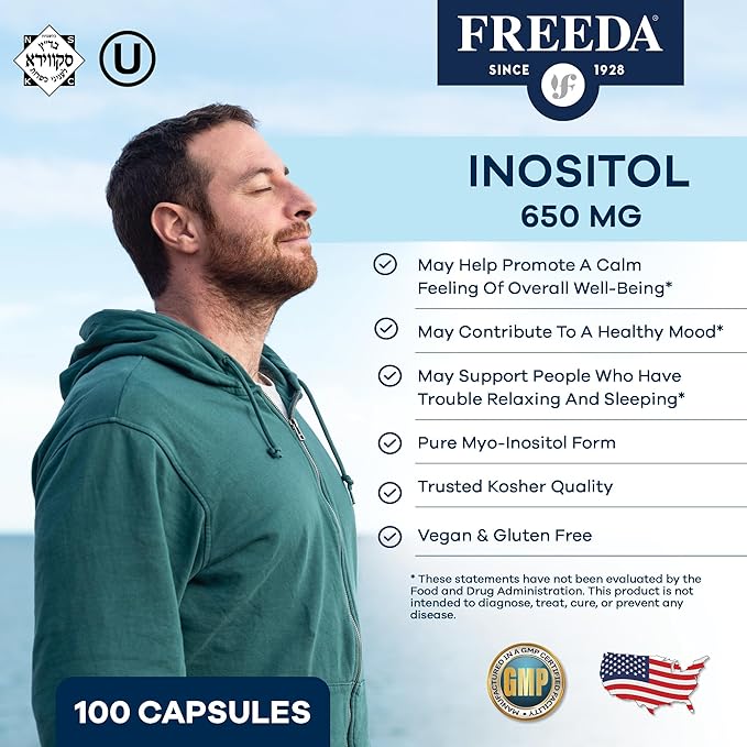 FREEDA  Inositol 650 mg - 100 Capsules