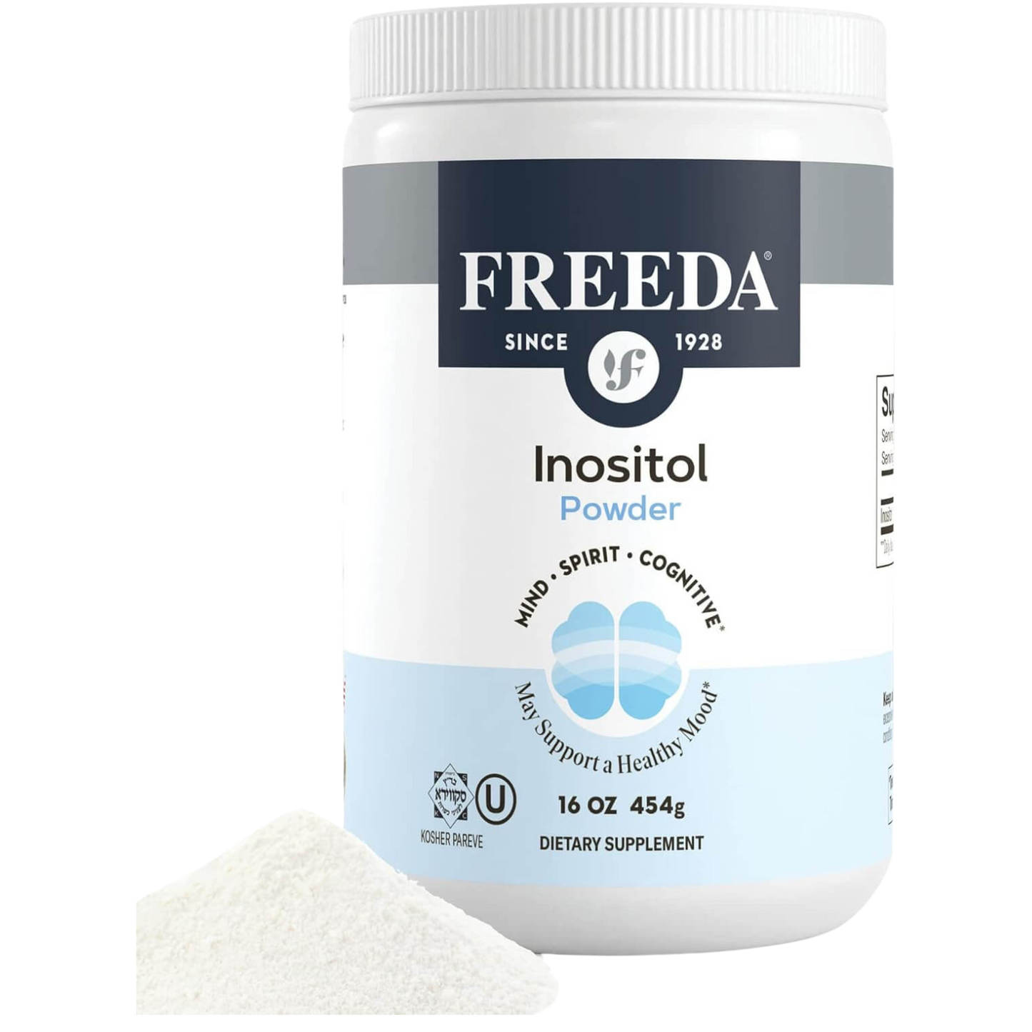 FREEDA  Inositol Powder 16 oz