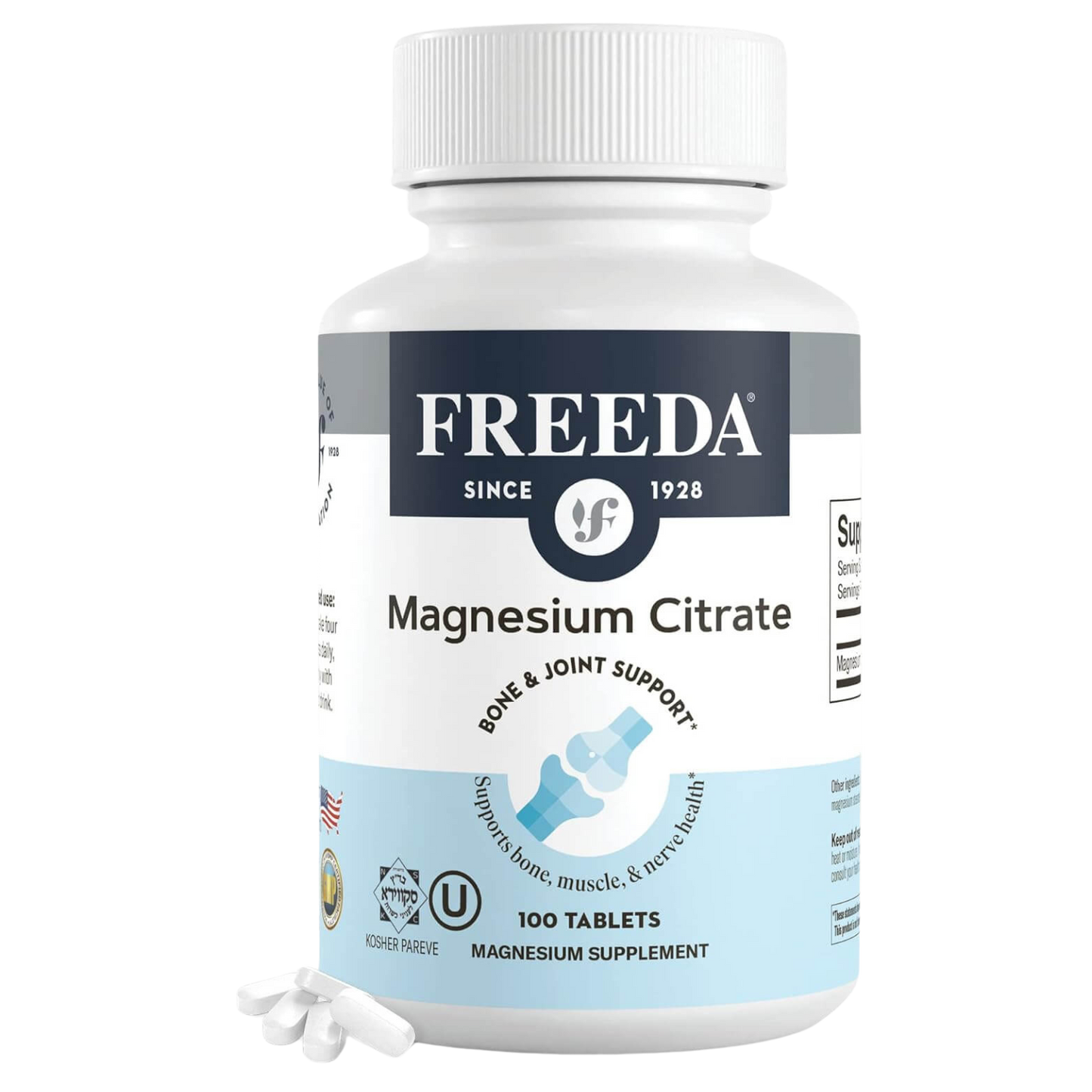 FREEDA  Magnesium Citrate 100 Tablets