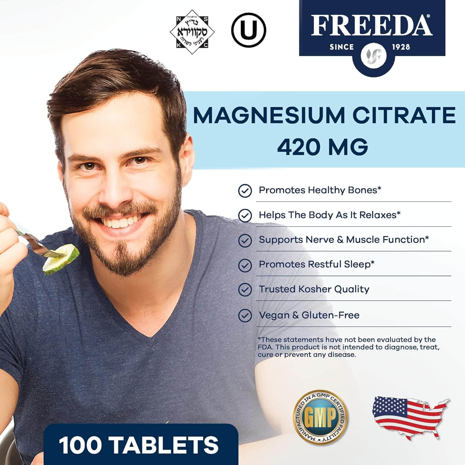Magnesium Citrate – Freeda Health