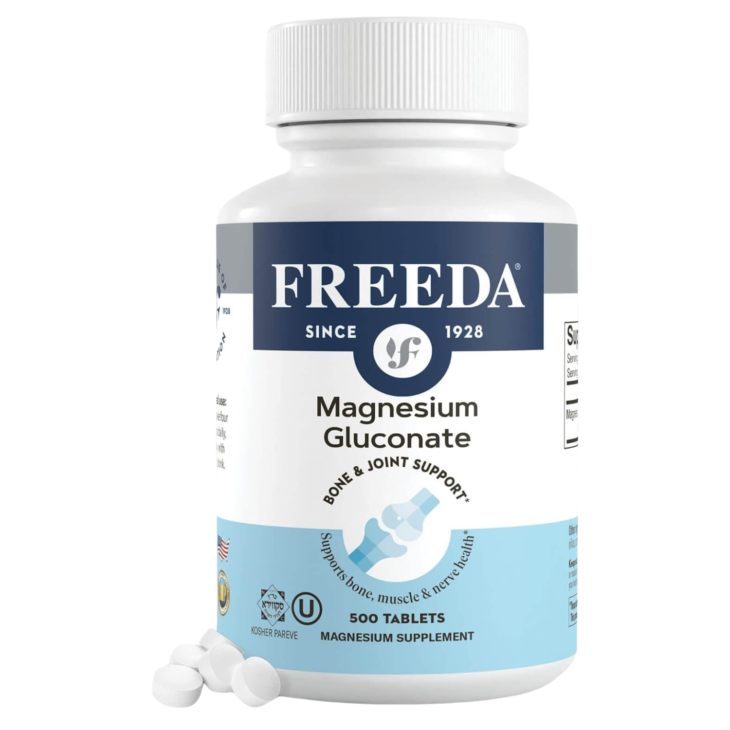 FREEDA  Magnesium Gluconate 100 Tablets