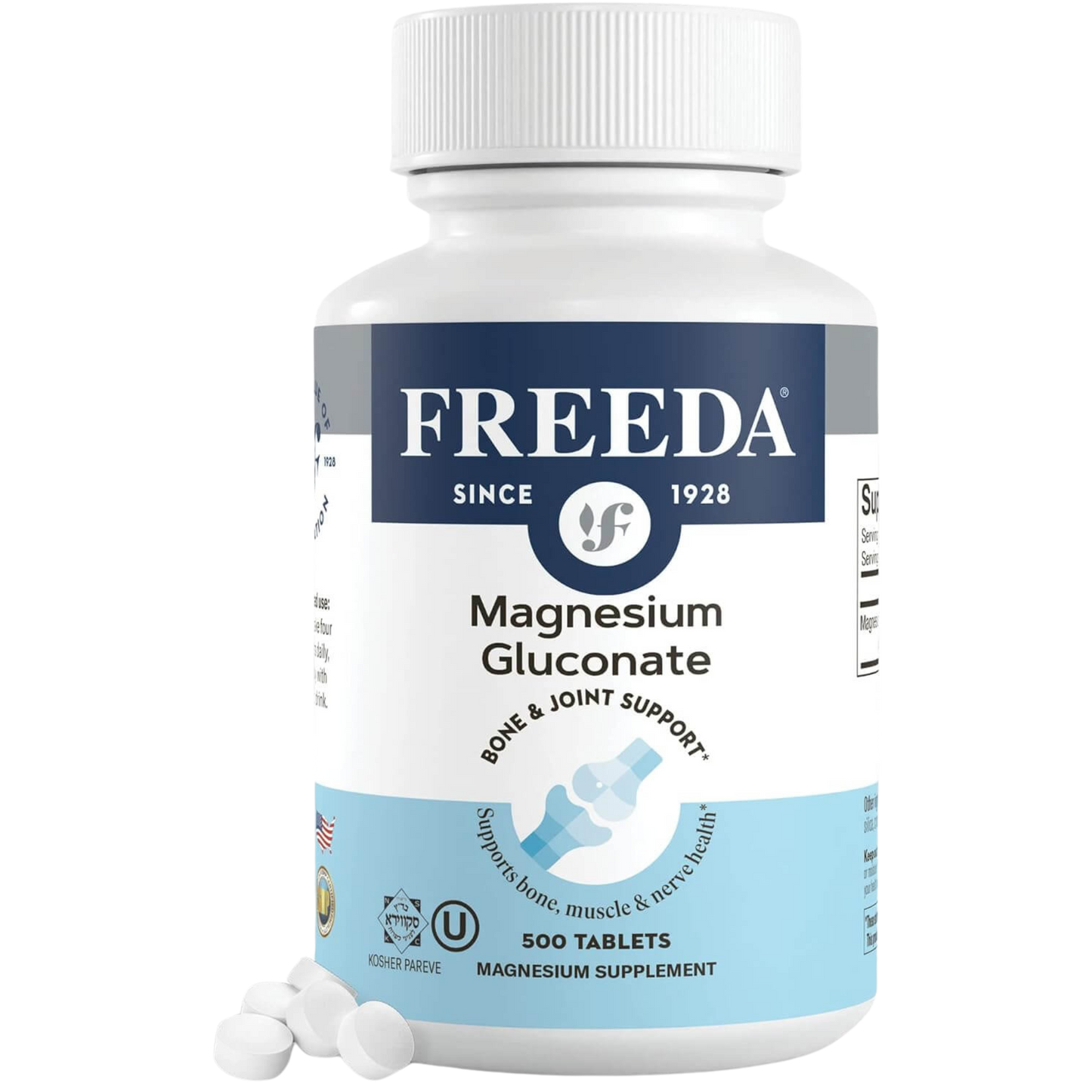 FREEDA  Magnesium Gluconate 500 Tablets