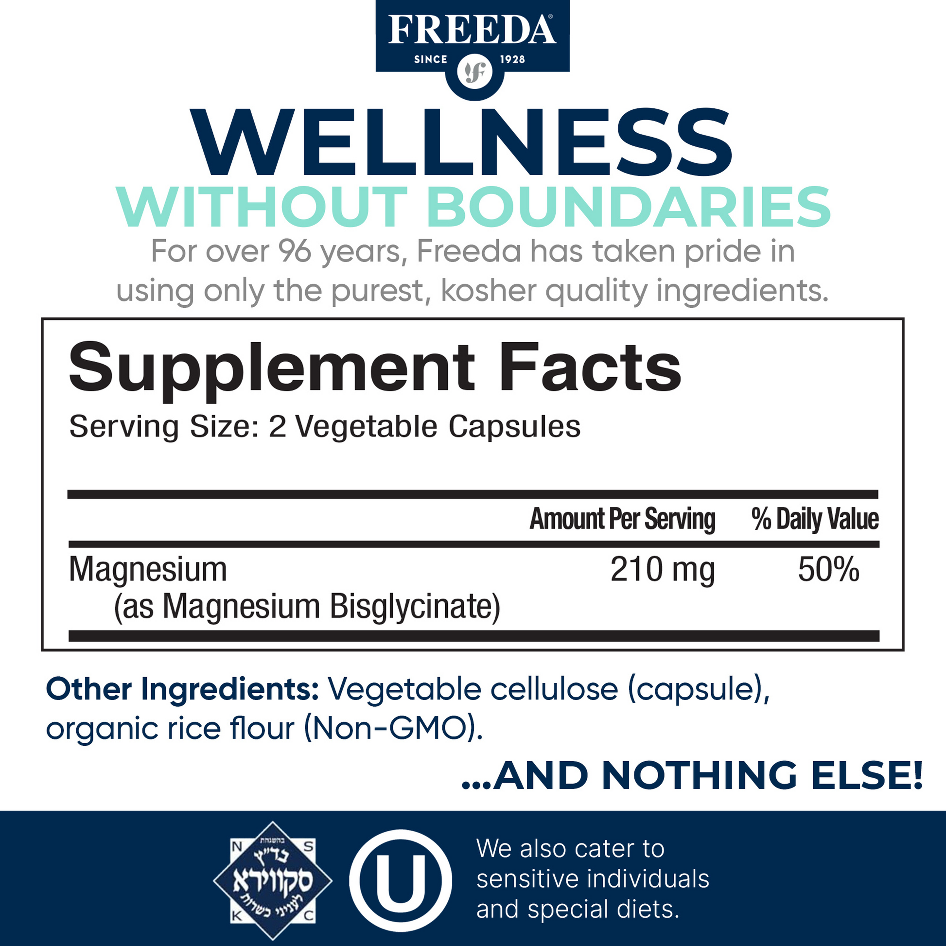 FREEDA  Magnesium Glycinate