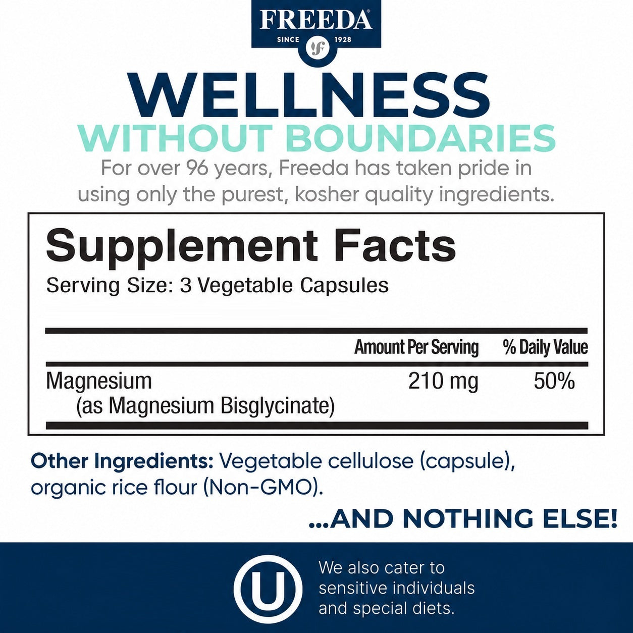 FREEDA  Magnesium Glycinate