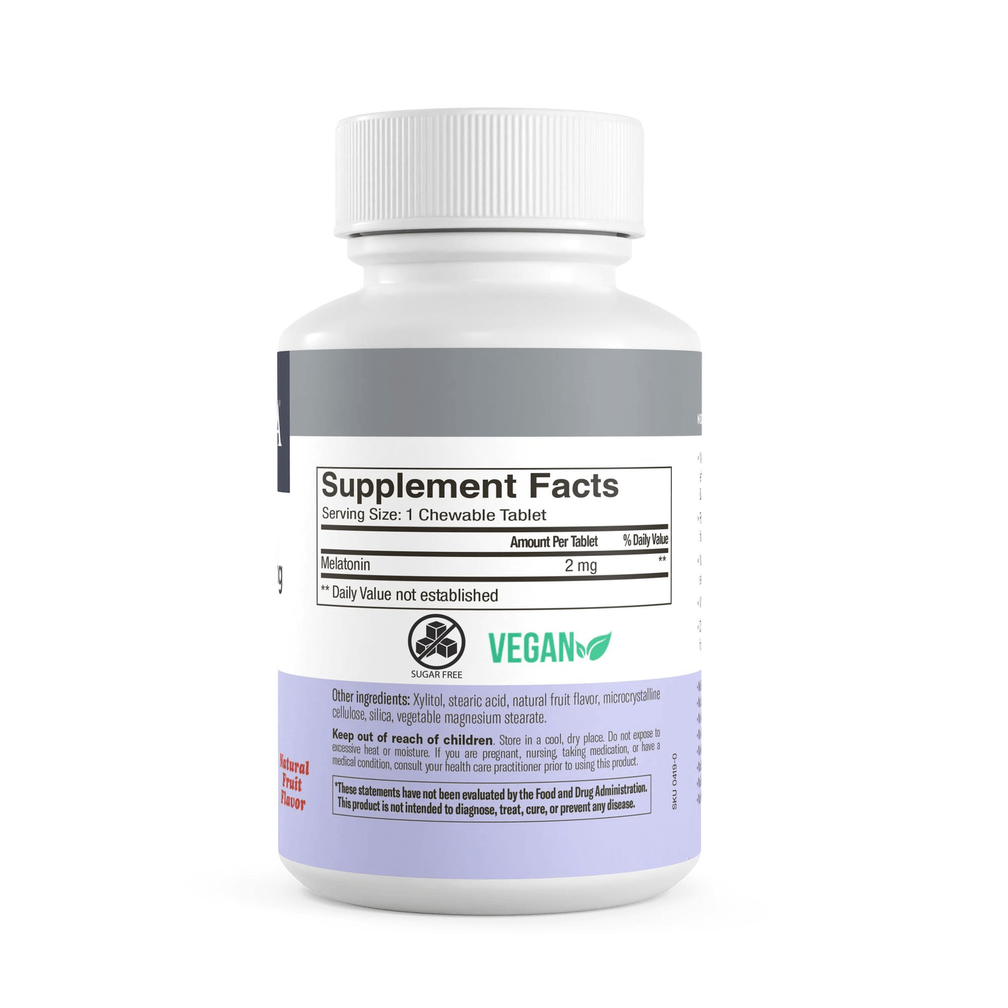 FREEDA  Melatonin Sugar-Free Chewable 2 mg