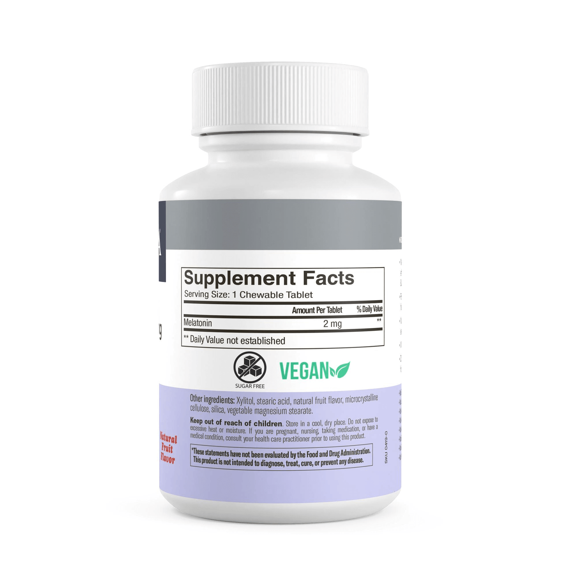 FREEDA  Melatonin Sugar-Free Chewable 2 mg