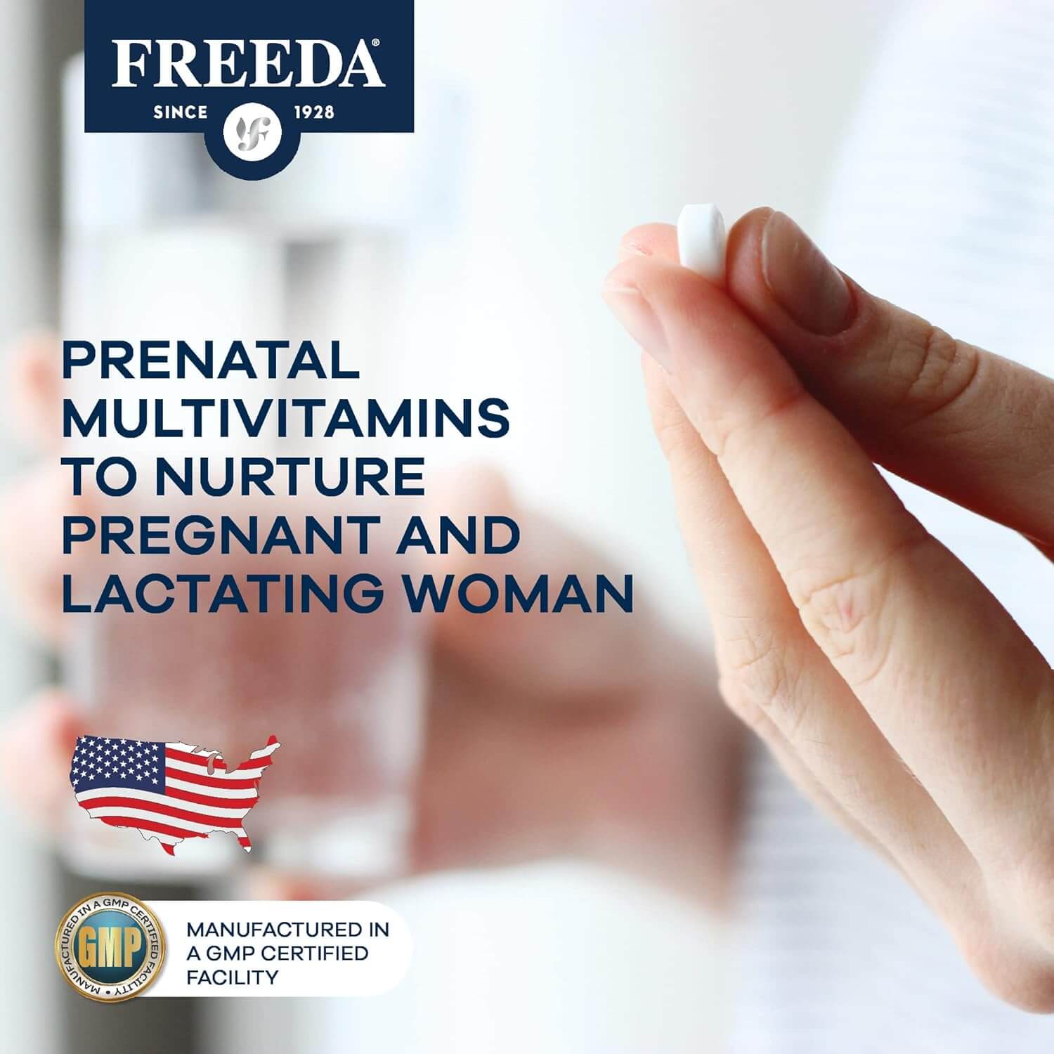 FREEDA  Mini Prenatal - Tiny Tablets Prenatal Vitamin