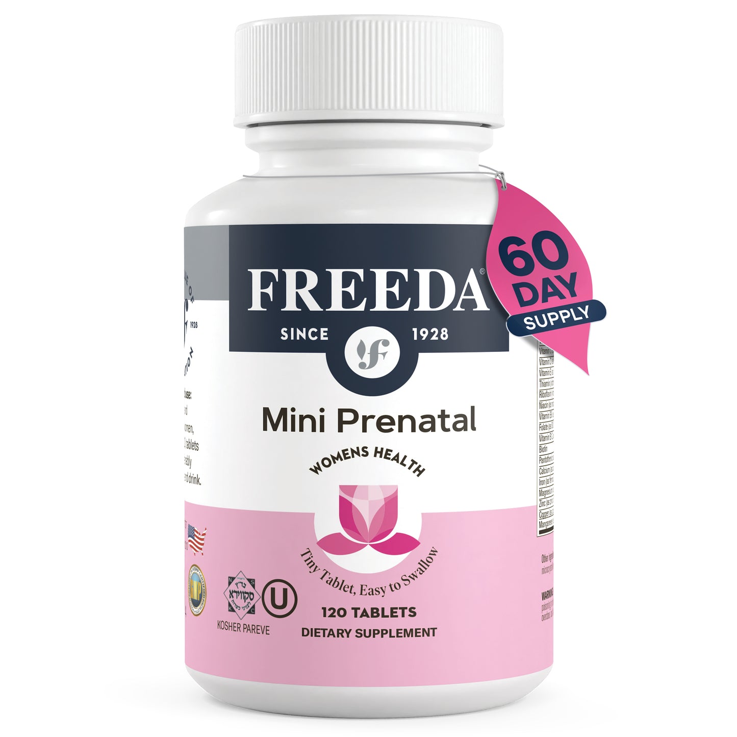 FREEDA  Mini Prenatal - Tiny Tablets Prenatal Vitamin