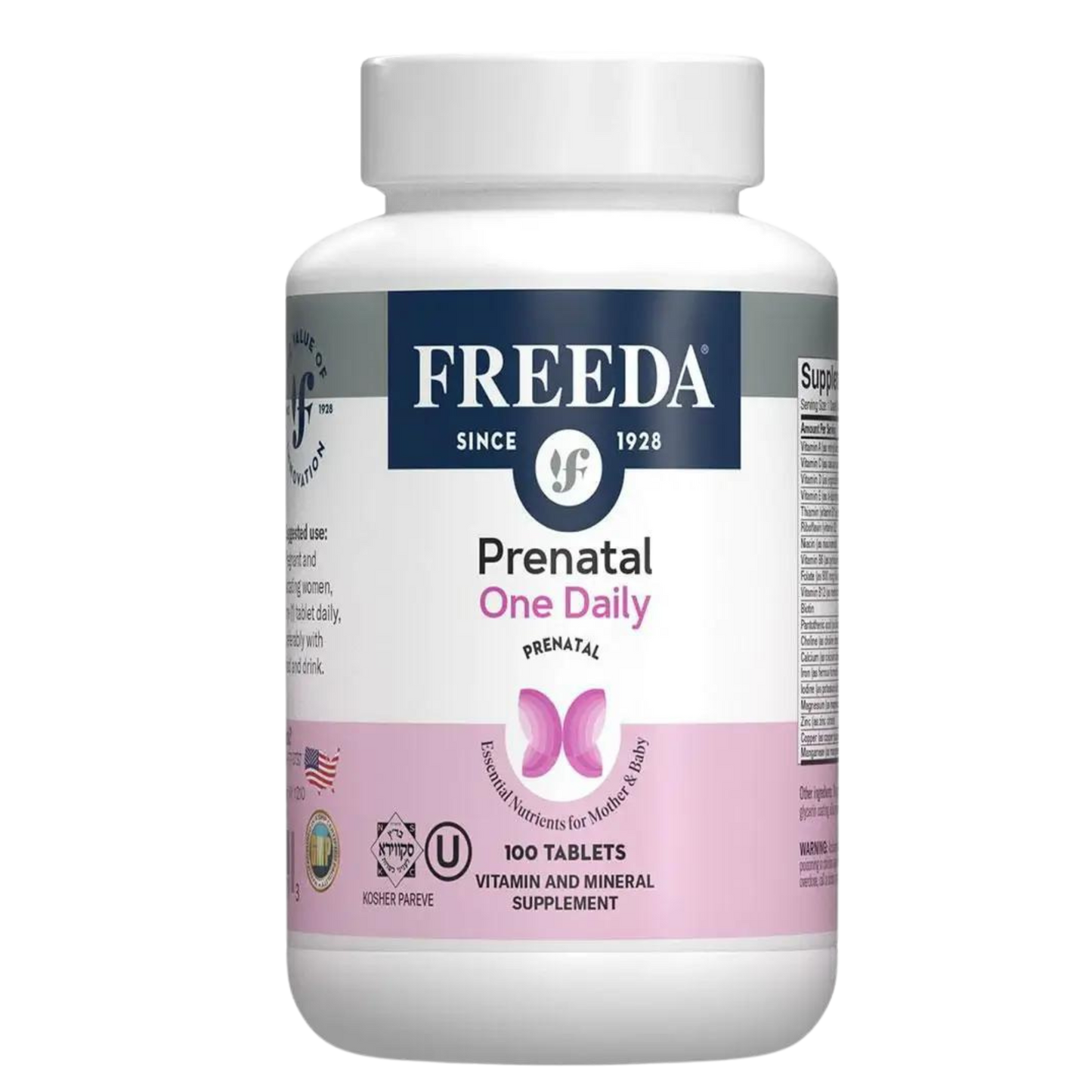 FREEDA  Prenatal One Daily 100 Tablets