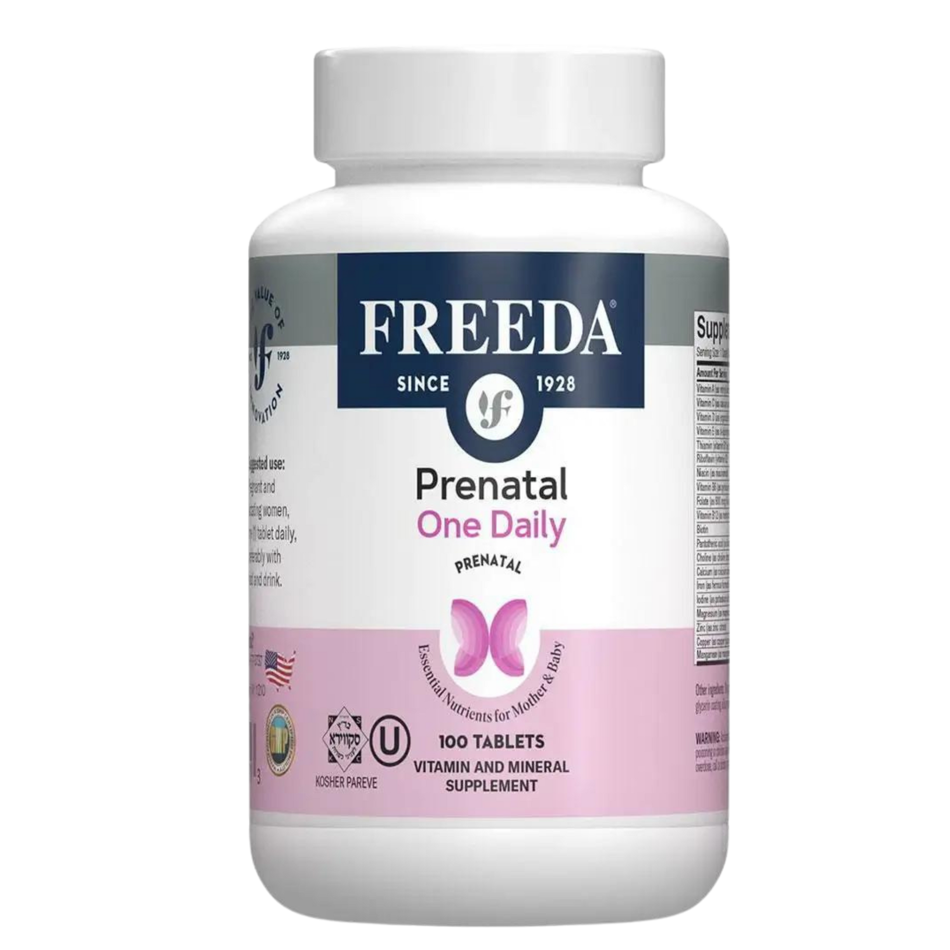 FREEDA  Prenatal One Daily 100 Tablets