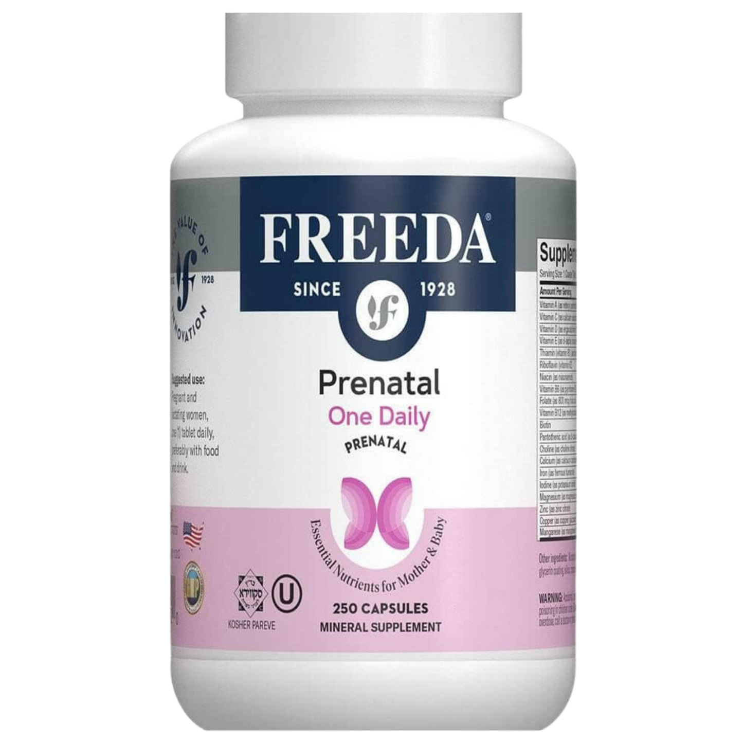 FREEDA  Prenatal One Daily 250 Tablets